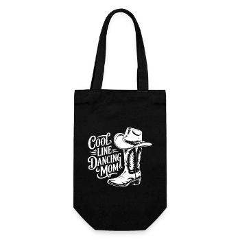 Line Dance Mom Line Dance Mom Cadeau - Sac à bouteille - noir - Devant