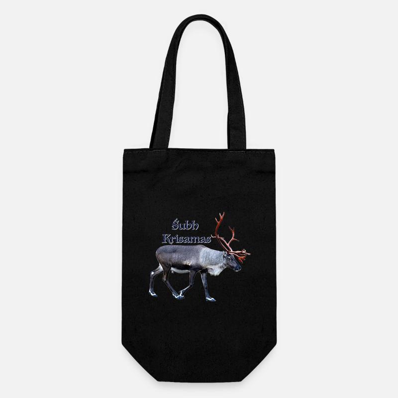 Subh Krisamas - Gift Bag for Bottles - black