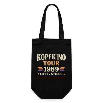 Kopfkino Tour 1989 Live In Stereo - Geschenkbeutel für Flaschen - Schwarz - Vorne