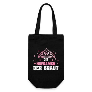 Bachelor Party Team Bride Hen Party - Gift Bag for Bottles - black - Front