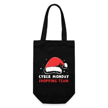 Cyber Monday shopping spree - Gift Bag for Bottles - black - Front