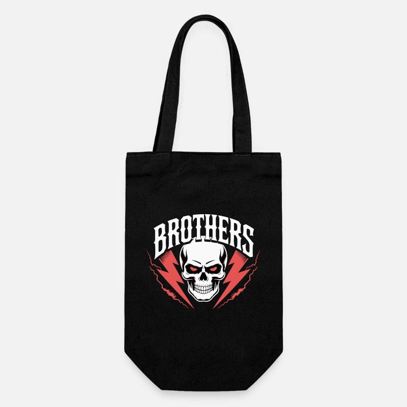 Brothers Skull Thunder Crest - Sac à bouteille - noir