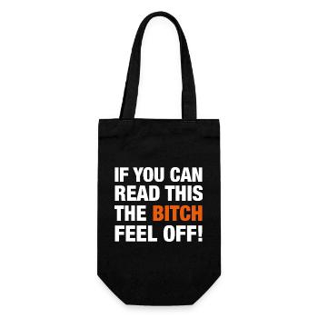 Motorcyclist Passenger - Gift Bag for Bottles - black - Front