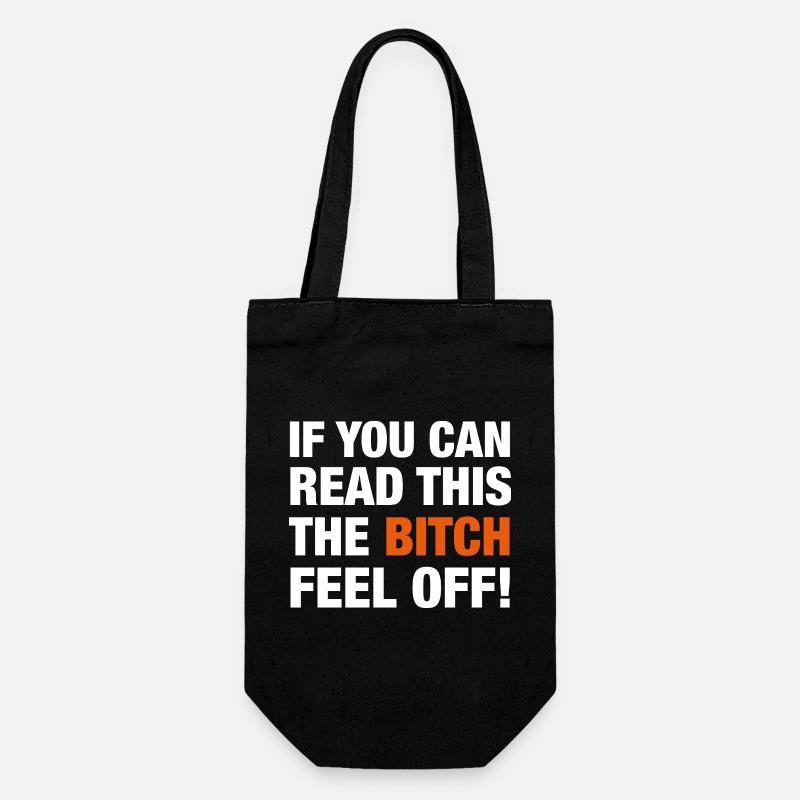Motorcyclist Passenger - Gift Bag for Bottles - black
