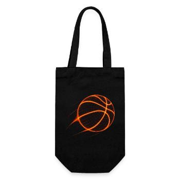 Basketball Basketball Player Gift Idea Baller Bball - Gift Bag for Bottles - black - Front
