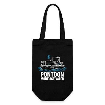 Été des bateaux pontoon activés en mode ponton - Sac à bouteille - noir - Devant