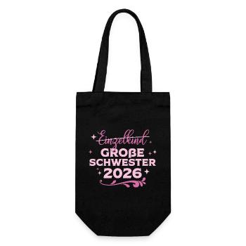 Grande Sœur Bébé Grosse 2026 - Sac à bouteille - noir - Devant