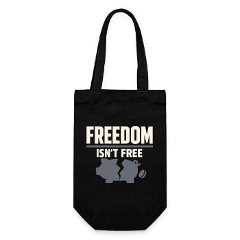 Self-employed freelancer Steuerhumor 1099 Life - Gift Bag for Bottles - black - Front