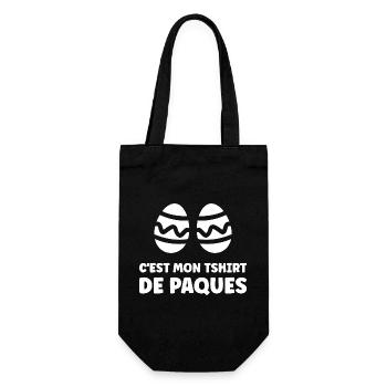 OEUFS DE PAQUES - Sac à bouteille - noir - Devant