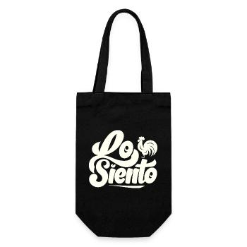 Es tut mir Leid - Lo Siento - Viral Meme - Geschenkbeutel für Flaschen - Schwarz - Vorne