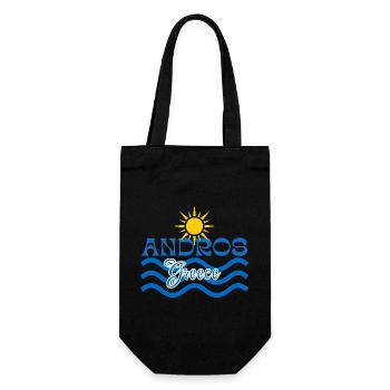 Andros Sun Waves en Grèce - Sac à bouteille - noir - Devant
