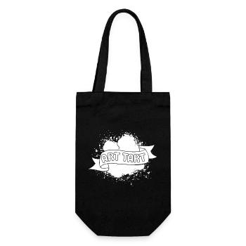 Funny Art Painter Art Tart Drawing - Gift Bag for Bottles - black - Front
