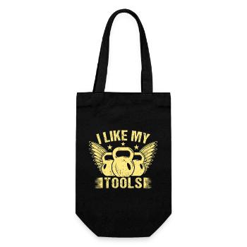 Passionnés de fitness J’aime mes outils gymnastique de calisténique - Sac à bouteille - noir - Devant