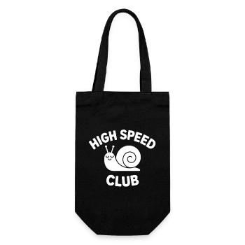 High Speed Schnecke Club - Geschenkbeutel für Flaschen - Schwarz - Vorne
