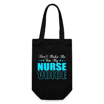 Nurse Hospital Nursing Gift - Gift Bag for Bottles - black - Front