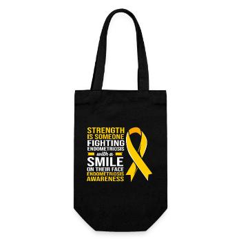 Endometriosis Endo - Gift Bag for Bottles - black - Front