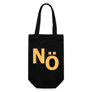 Lower Austria No, against - Gift Bag for Bottles - black - Front
