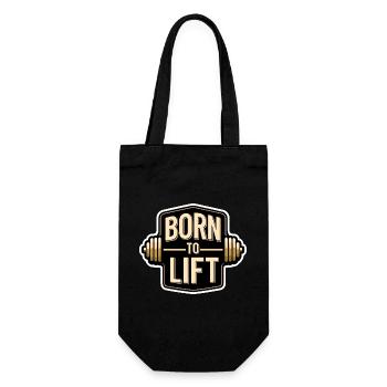 Perfect Gym Gift for Bodybuilding - Gift Bag for Bottles - black - Front