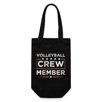 Équipe de volley-ball - Sac à bouteille - noir - Devant