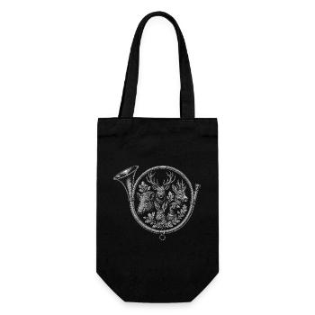 bugle - Gift Bag for Bottles - black - Front