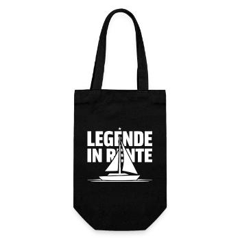 Legend retired - Gift Bag for Bottles - black - Front