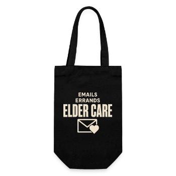 Aidant Familial Travailleur - Sac à bouteille - noir - Devant