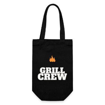 Équipe de grillage barbecue grillé Grill Master Team Fête des pères - Sac à bouteille - noir - Devant