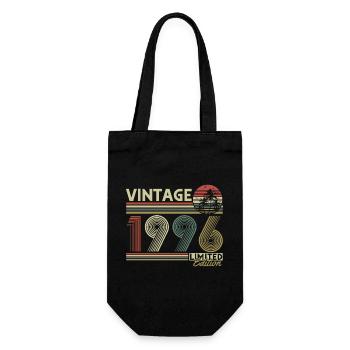 Millésime 1996 Vintage Cadeau d’anniversaire Rétro - Sac à bouteille - noir - Devant