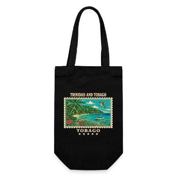 Trinidad and Tobago Tobago Vintage Travel Brand - Gift Bag for Bottles - black - Front