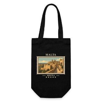 Marque de voyage vintage de Malte Mdina - Sac à bouteille - noir - Devant