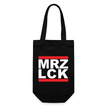 MRZ LCK - Geschenkbeutel für Flaschen - Schwarz - Vorne