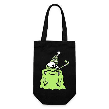 anniversaire seul solitaire triste pas de cadeaux - Sac à bouteille - noir - Devant