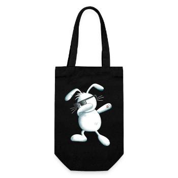 Dab Dance Bunny I Dabbing I Easter Gift - Gift Bag for Bottles - black - Front