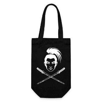 Un samouraï japonais - Sac à bouteille - noir - Devant