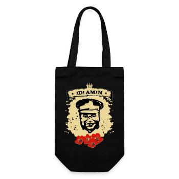 Uganda - Idi Amin - Geschenkbeutel für Flaschen - Schwarz - Vorne