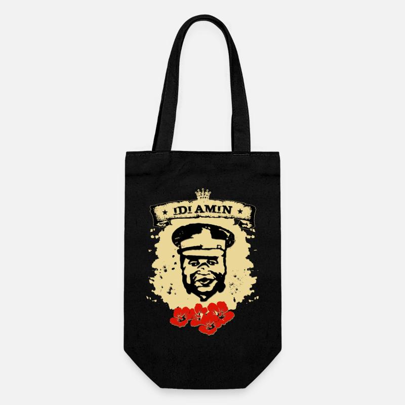 Uganda - Idi Amin - Gift Bag for Bottles - black