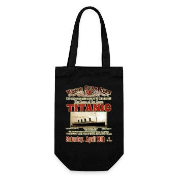 TITANISCHE VINTAGE-KREATION Louis RUNEMBERG © Adagp - Geschenkbeutel für Flaschen - Schwarz - Vorne