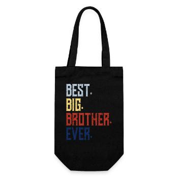 Meilleur big brother de tous les temps - Sac à bouteille - noir - Devant