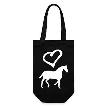 Cheval - Sac à bouteille - noir - Devant