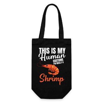 Shrimp Shrimp Scampi Crab Gamba Halloween Costume - Gift Bag for Bottles - black - Front