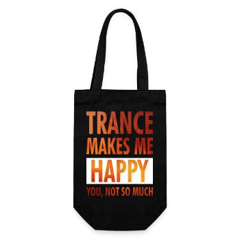 La transe me rend heureuse - Positive Wear - Sac à bouteille - noir - Devant