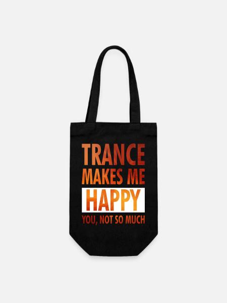 La transe me rend heureuse - Positive Wear - Sac à bouteille - noir