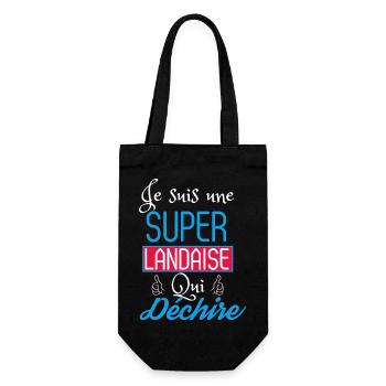Je suis une Super LADAISE qui déchire - Sac à bouteille - noir - Devant