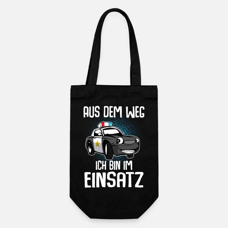 Aus Dem Weg Ich Bin Im Einsatz - Geschenkbeutel für Flaschen - Schwarz