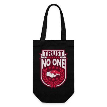 ne faites confiance à personne pour ne citer - Sac à bouteille - noir - Devant