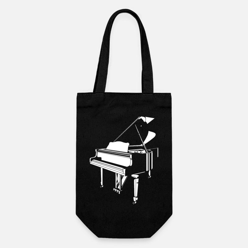 Wings abstract - Gift Bag for Bottles - black