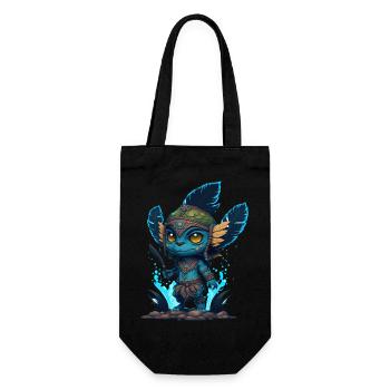 Avatar The Way of Water, cute character, navi - Gift Bag for Bottles - black - Front