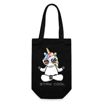 STAY COOL 3 - Gift Bag for Bottles - black - Front