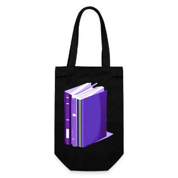 Leser Buchliebhaber Buch Lesen Bücher Geschenk - Geschenkbeutel für Flaschen - Schwarz - Vorne