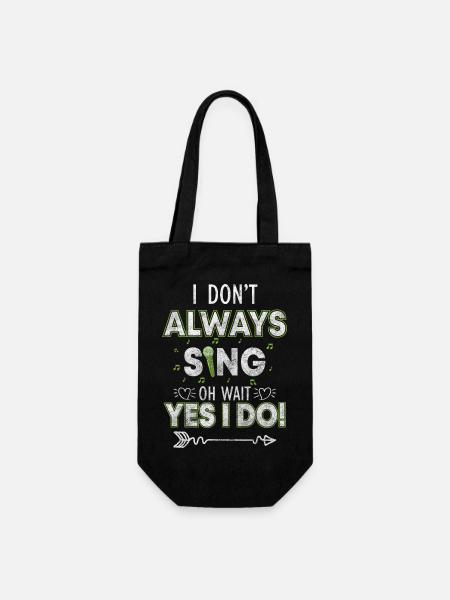 Chant Passion Partition Microphone - Sac à bouteille - noir